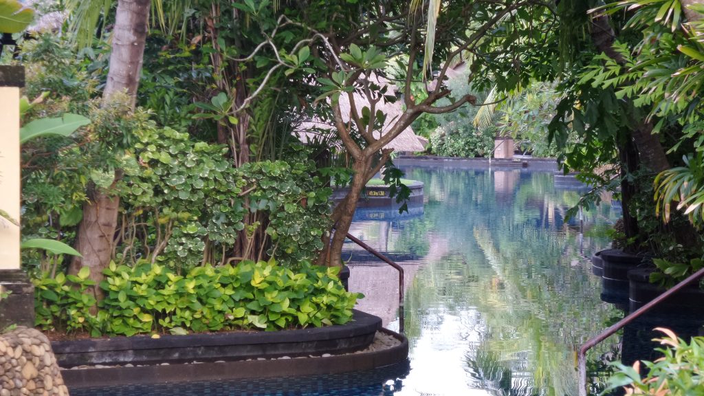 Die Pool-Lagune im St Regis Bali
